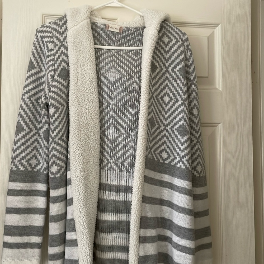 Altar’d State Cardigan Hooded Sweater (M)